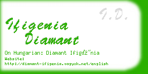 ifigenia diamant business card